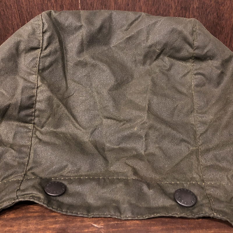 Barbour A128 Hood Sage Large バブアー オイルド フード Lサイズ