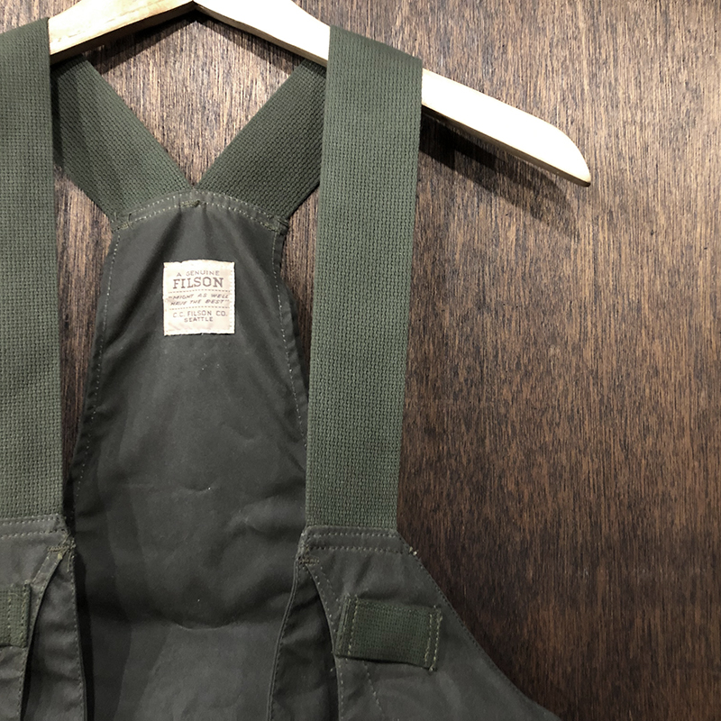Filson Covercloth Oiled Hunting Strap Vest OT Deadstock フィルソン