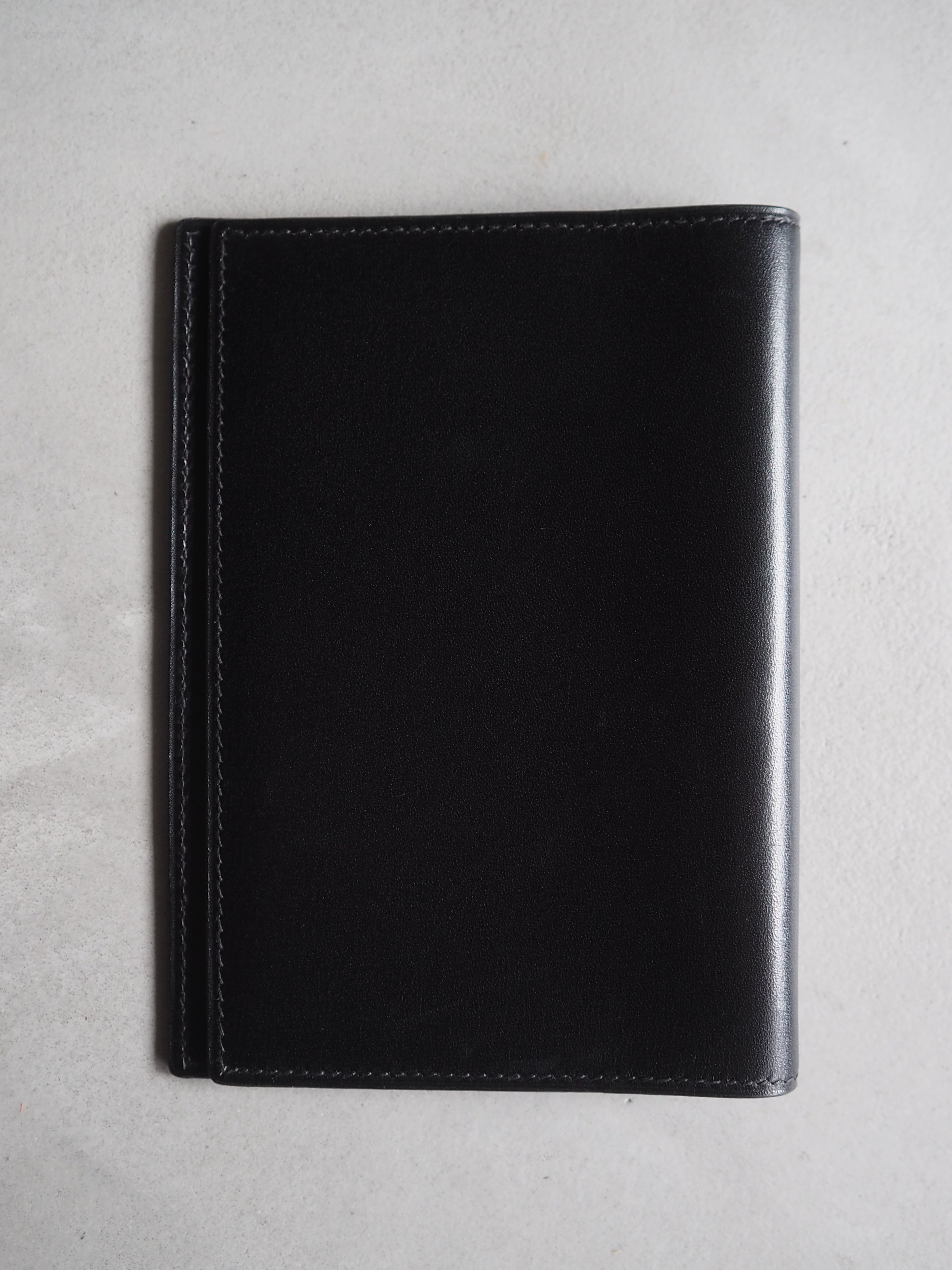 HERMES エルメス アジェンダ 手帳 財布 カードケース ブラック レザー