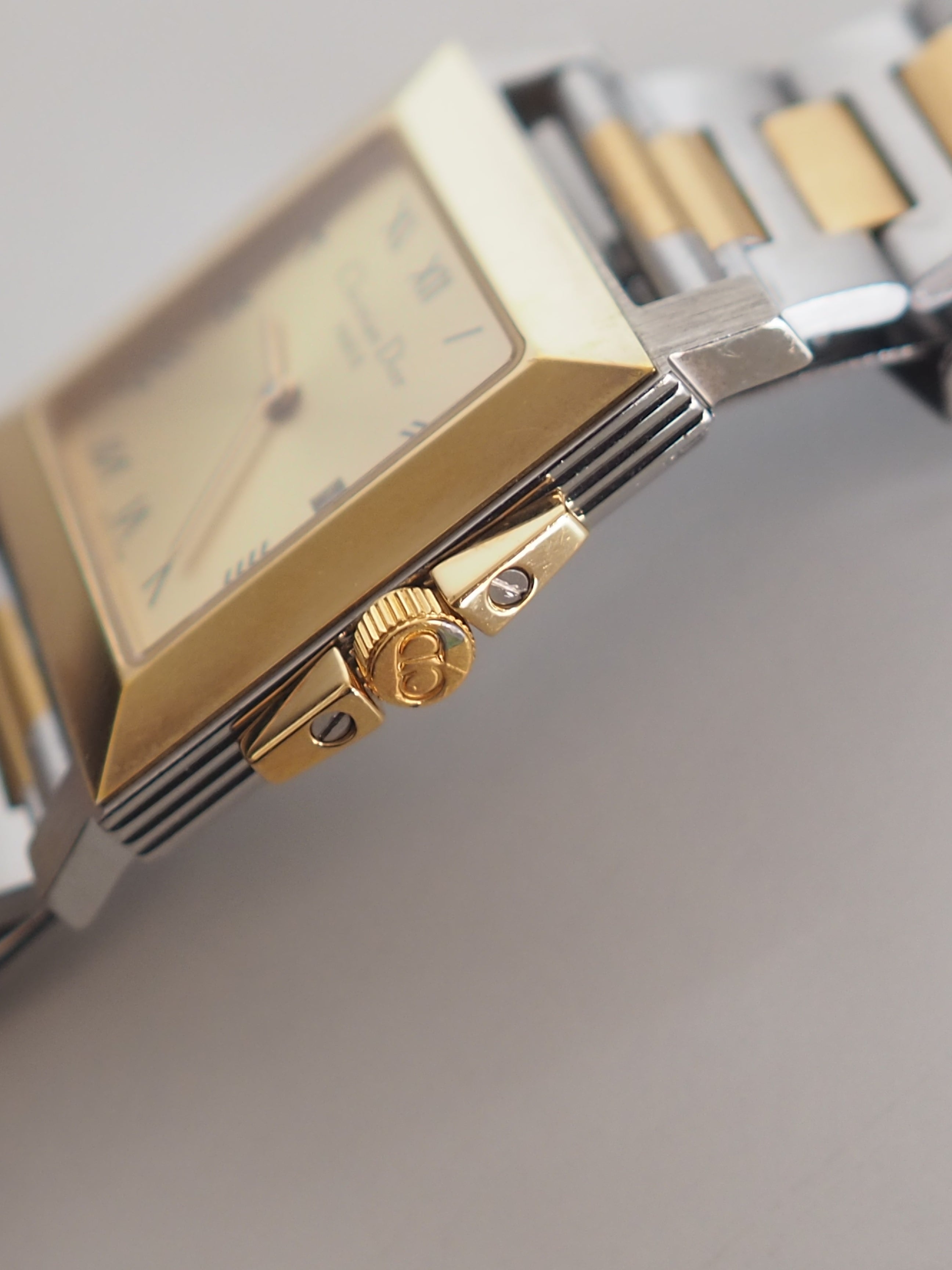 Christian Dior ディオール スクエア ウォッチ 腕時計 コンビ メンズ