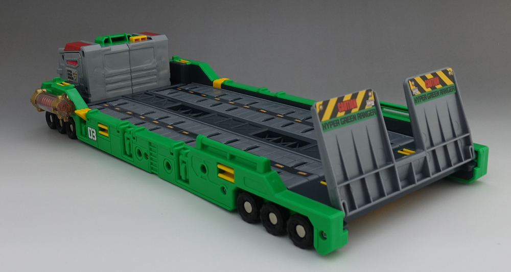 ハイパーグリーンレンジャー3号 レンジャートレーラー トミカハイパー