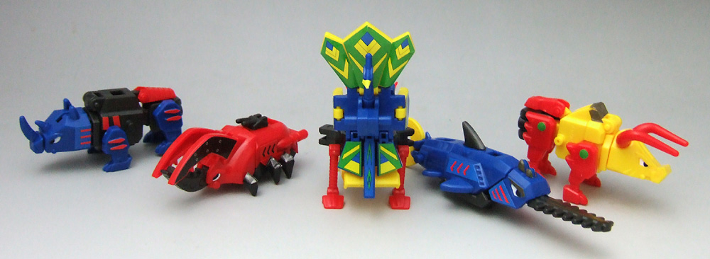 デフライノック、イントバッファス キーボッツ 合体アニマバトラス