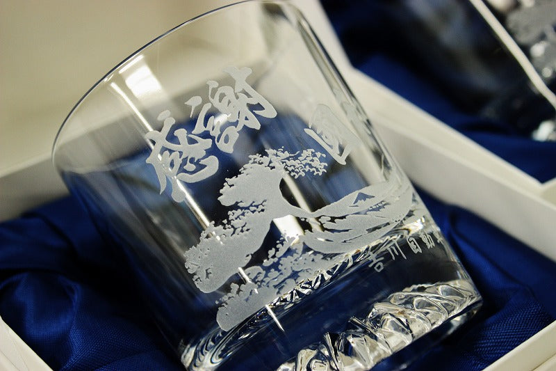 フルオーダーメイド ロックグラス】結婚式の席札や、世界に一つの