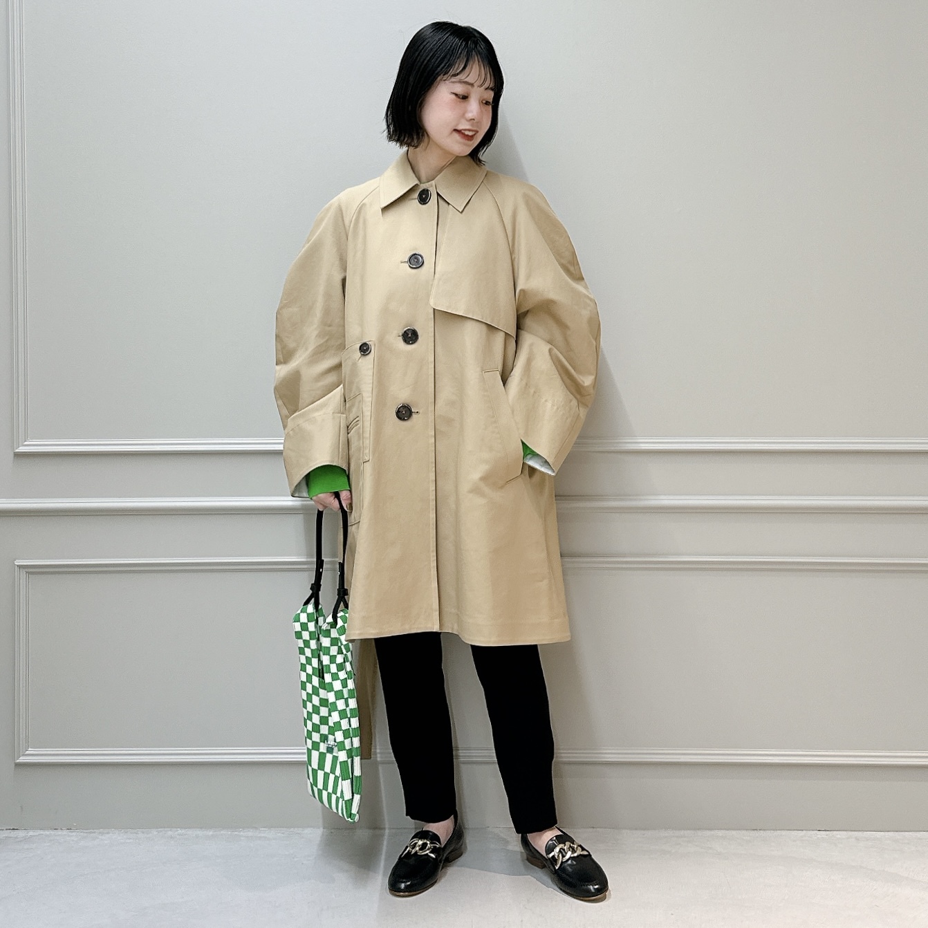 ENFOLD(エンフォルド)】 SOUTIEN-COLLAR TRENCH COAT｜パリゴ尾道店