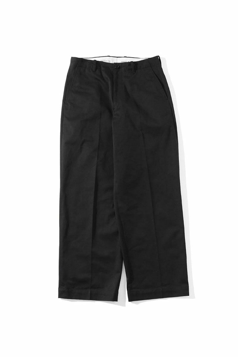 NO TUCK CHINO TROUSERS[BLACK] | 1LDK (ワンエルディーケー) 公式サイト