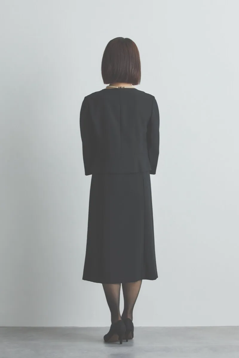 ブラックのクラシックフォーマルセレモニースーツセット[S] GLANESS