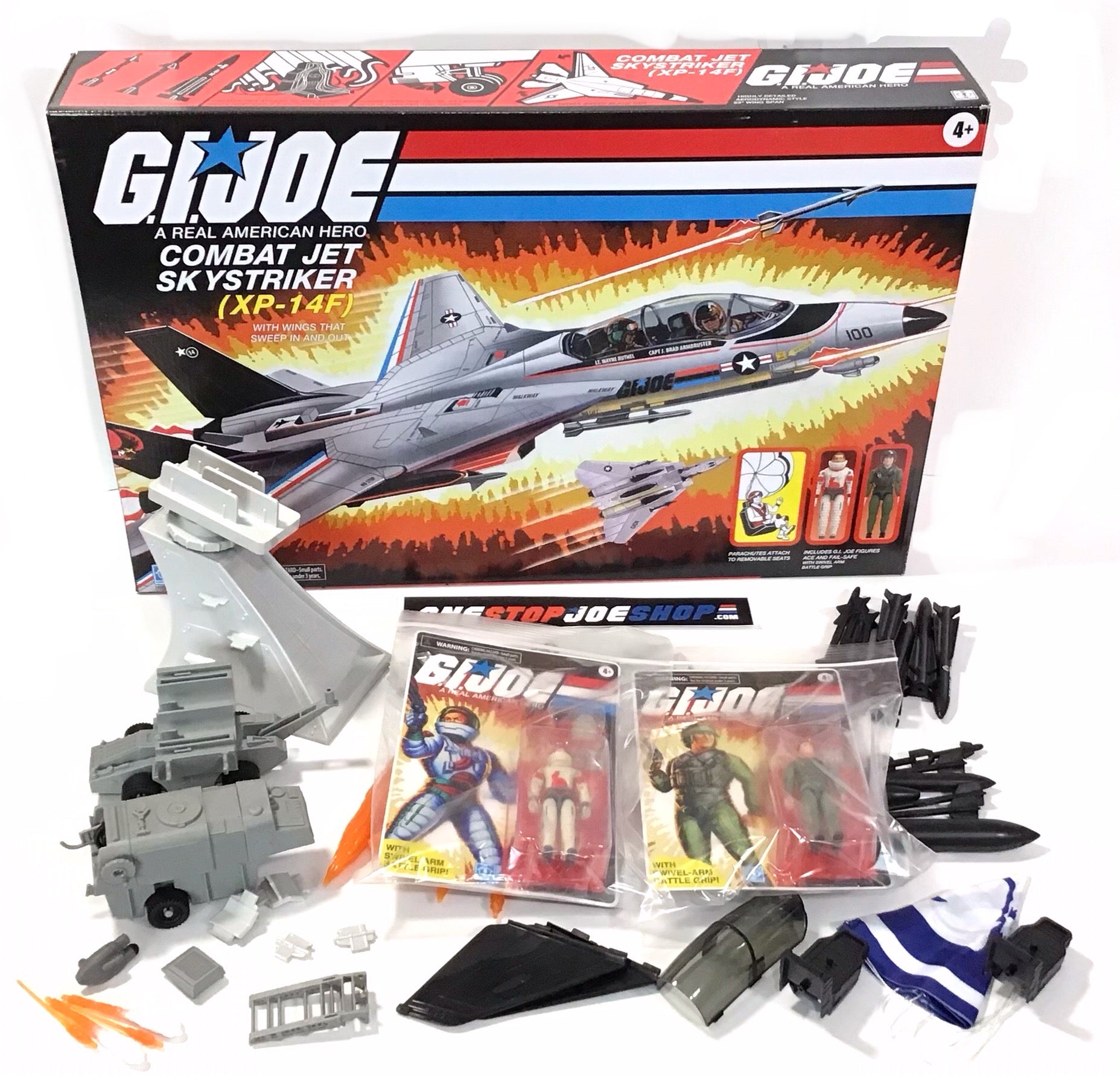 2023 RETRO LINE G.I. JOE SKYSTRIKER XP-14F / ACE / FAILSAFE