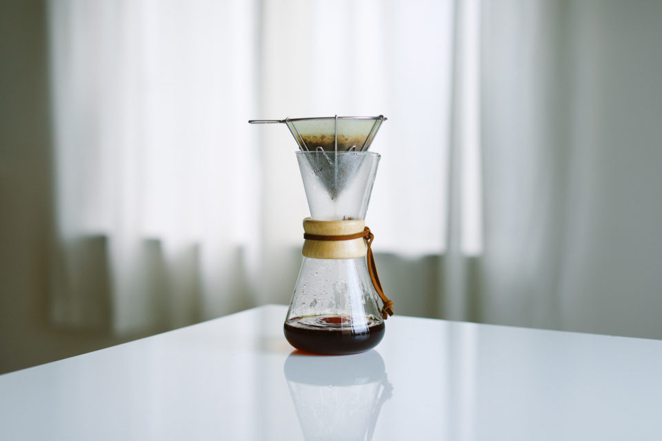 ケメックスのおしゃれな3カップ用コーヒーメーカーを買いました