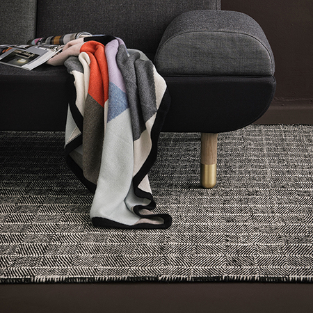 アクタスラグ ACTUSラグ アクタス ラグ ネイビーラグ 絨毯 プレーベル