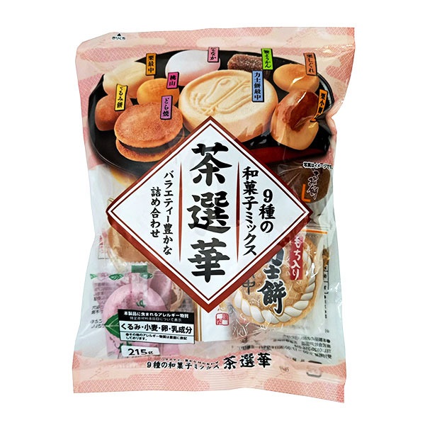 戸田屋 9種の和菓子ミックス 茶選華 215g｜アピタ・ピアゴ オンライン