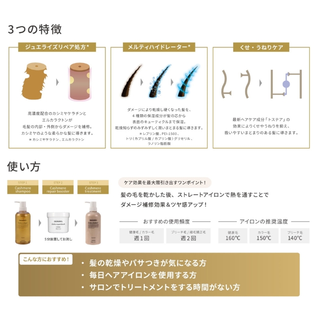 IRONOWA カシミヤ リペアブースター 400g｜ヘアケア | FIVE WEB STORE