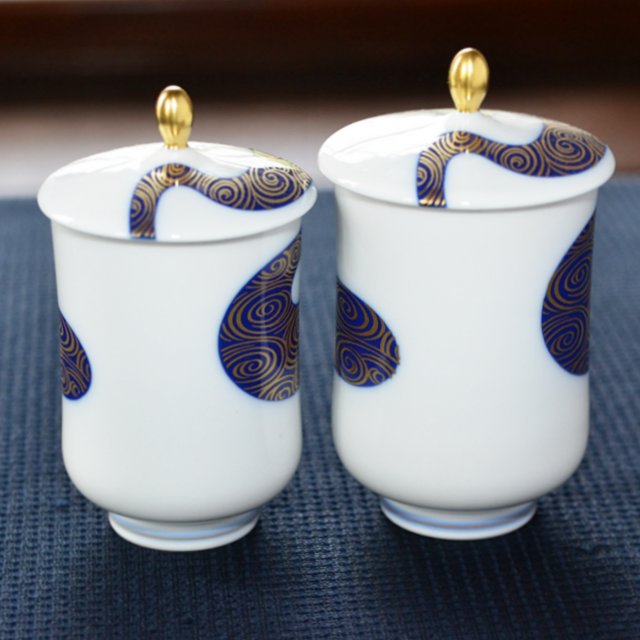 光琳鶴）組湯のみ|有田焼の老舗-香蘭社オンラインショップ