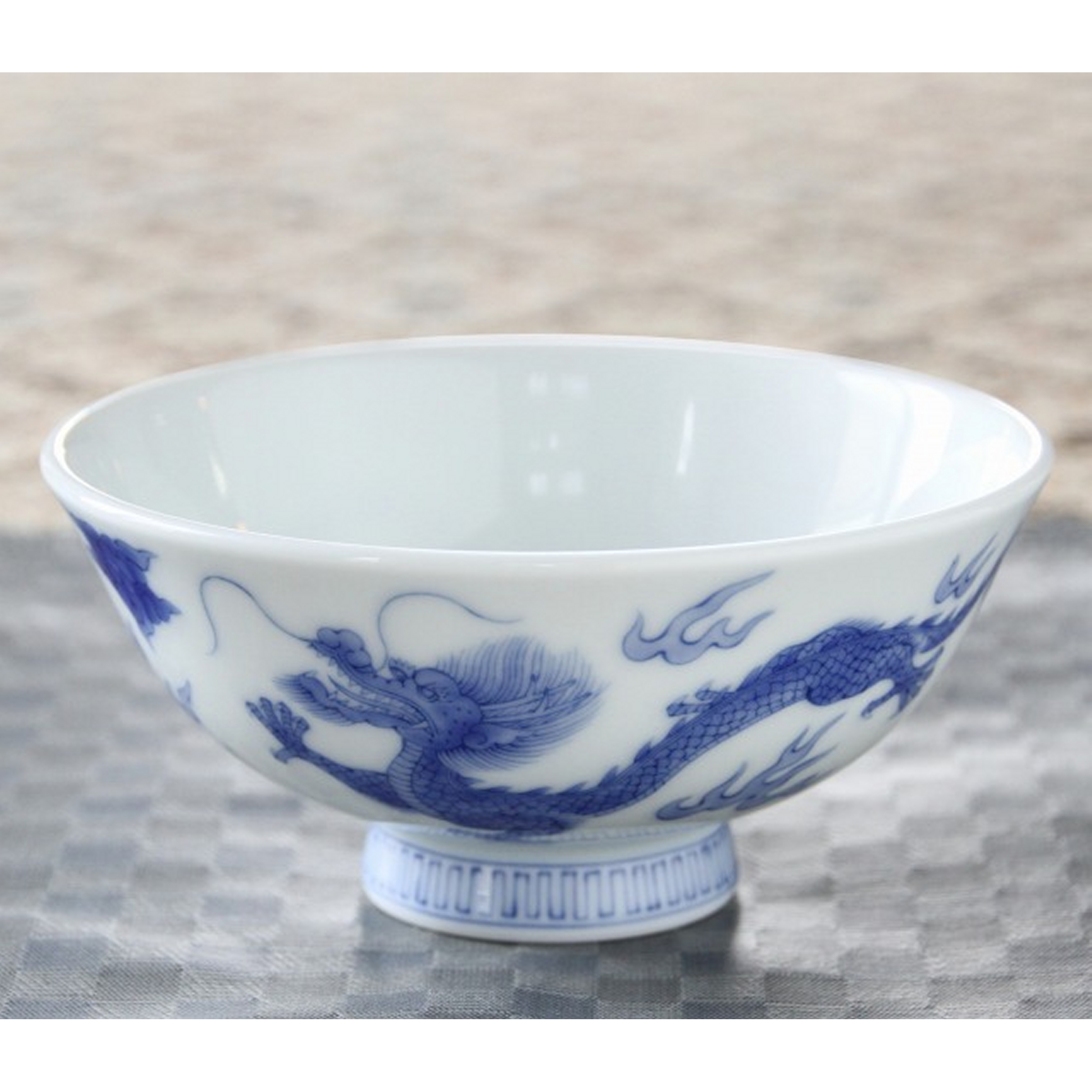 染付双龍）お茶碗（ご飯茶碗・飯碗）|有田焼の老舗-香蘭社オンライン