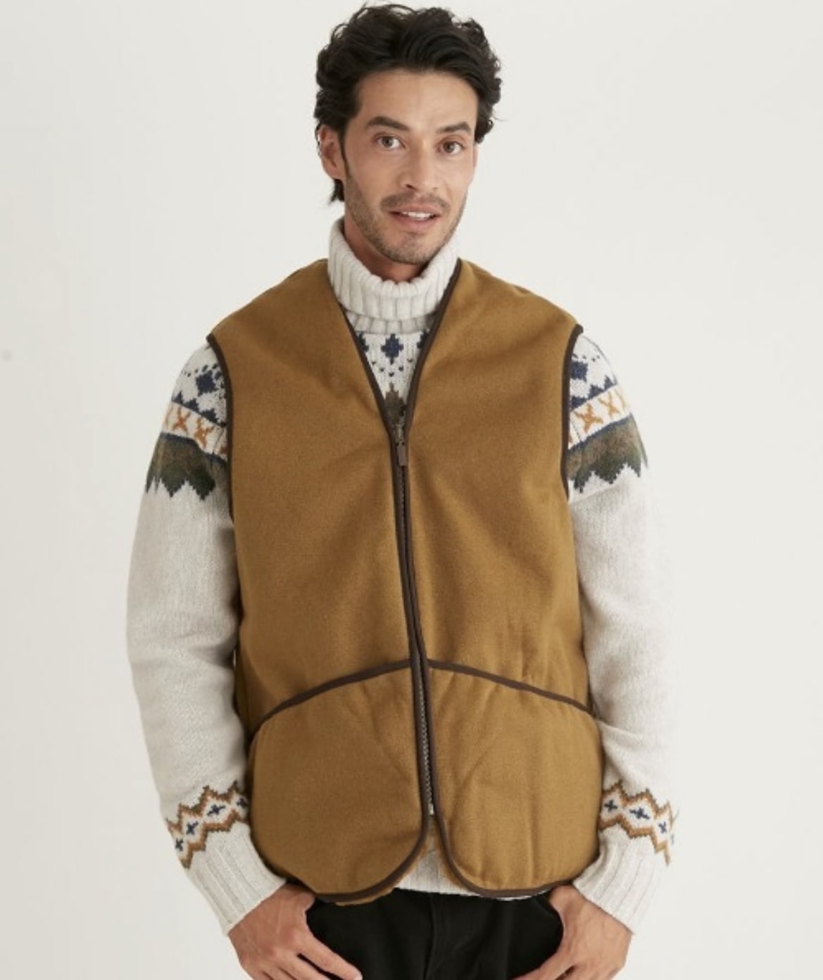 BARBOUR/バブアー フロントジップファーライナーベスト MLI0004(38