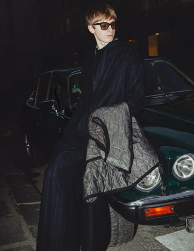 m's braque エムズブラック スタンドカラー モッズコート サイズS m's