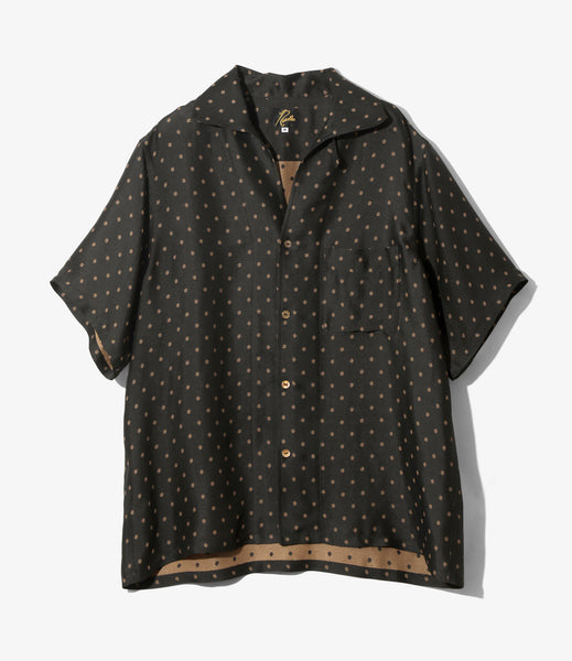 S/S Italian Collar Shirt - Jacquard Cloth – NEPENTHES ONLINE STORE