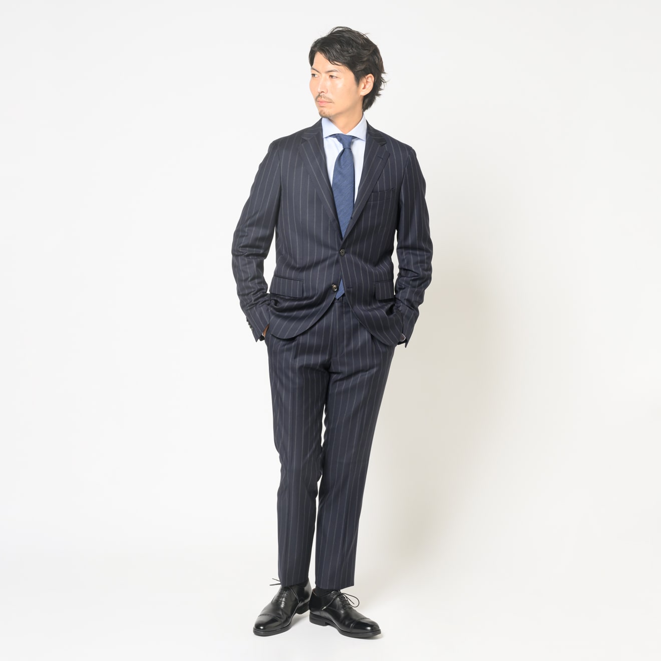 伊カノニコ社 ペレニアル ネイビーストライプ | ONLY ONLINE STORE