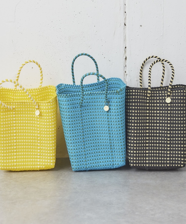 Letra】MERCADO BUCKET MINI CHECK S／H