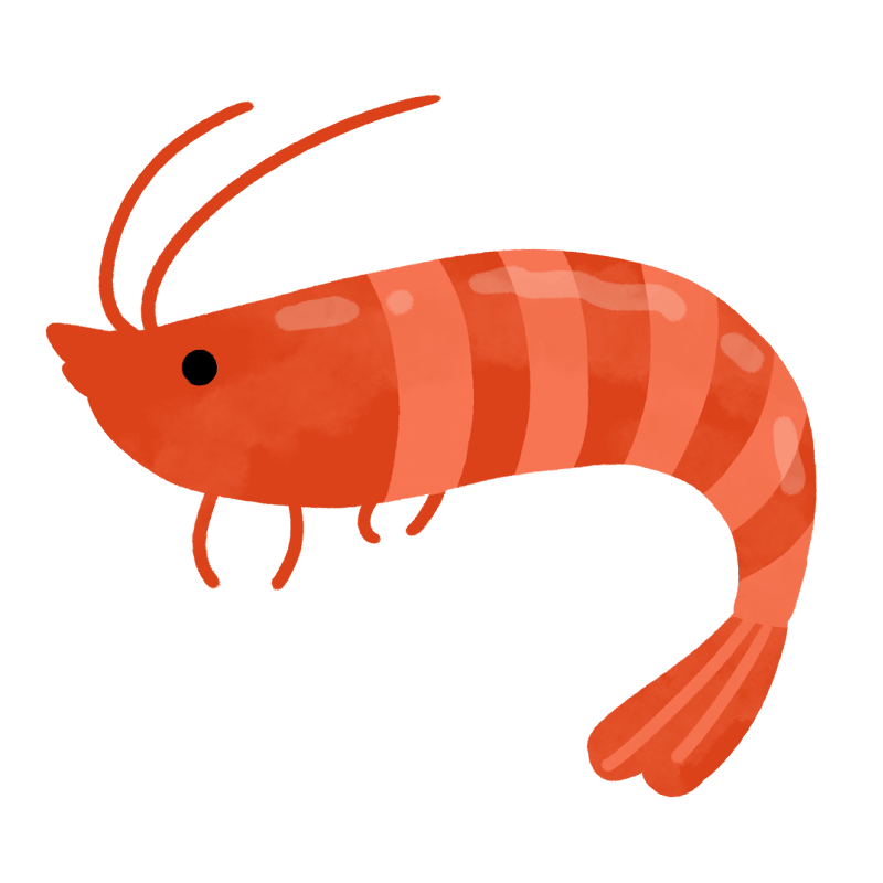 美味しそうな海老のイラスト - ONWAイラスト