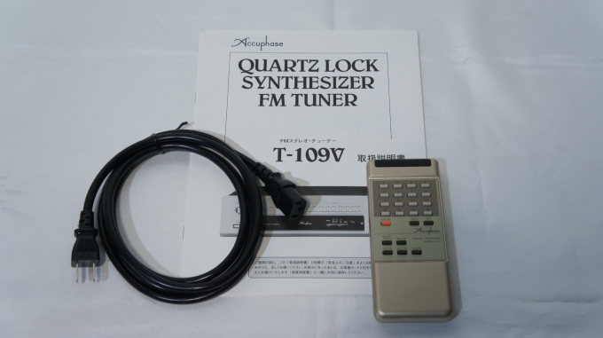 Accuphase アキュフェーズ T-109V FMチューナー｜CAVIN 大阪屋 札幌