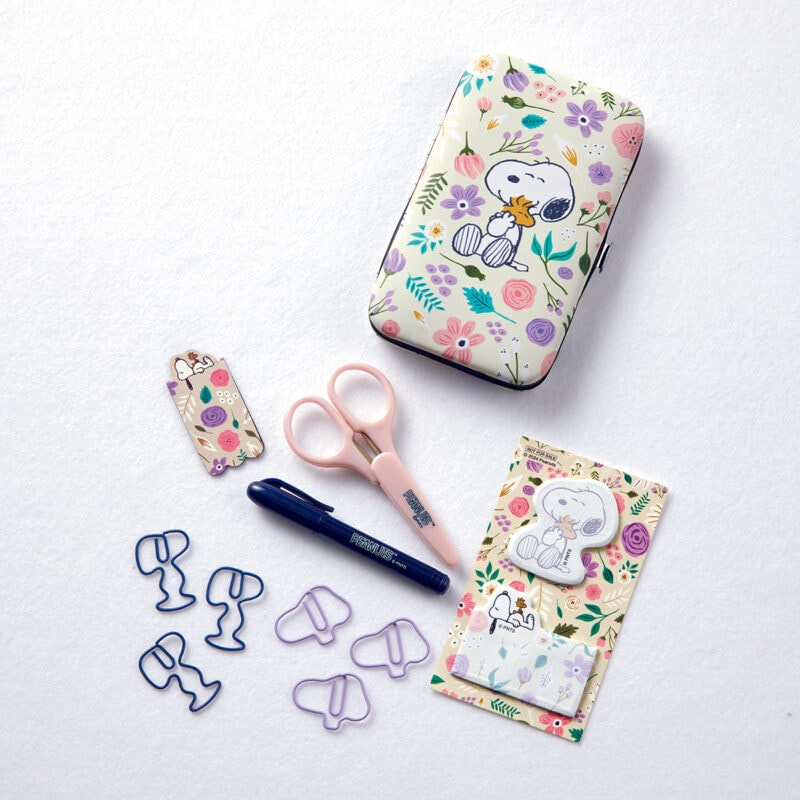 本日発売】 スヌーピーの文具7点セット大人のおしゃれ手帖1月号【通常