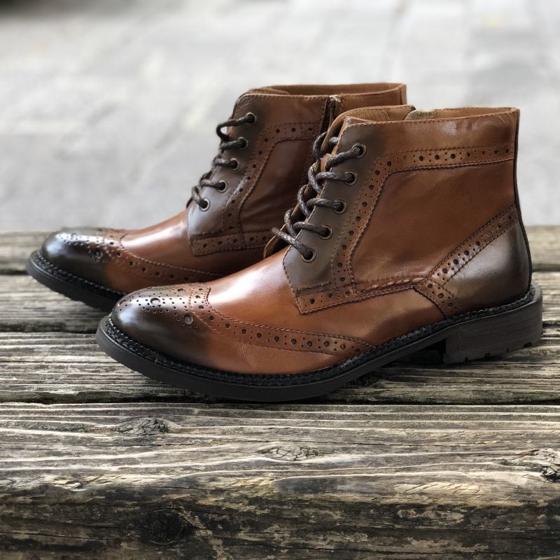 Raudi】ウイングチップブーツ(ブラウン) ※OC別注モデル - セレクト