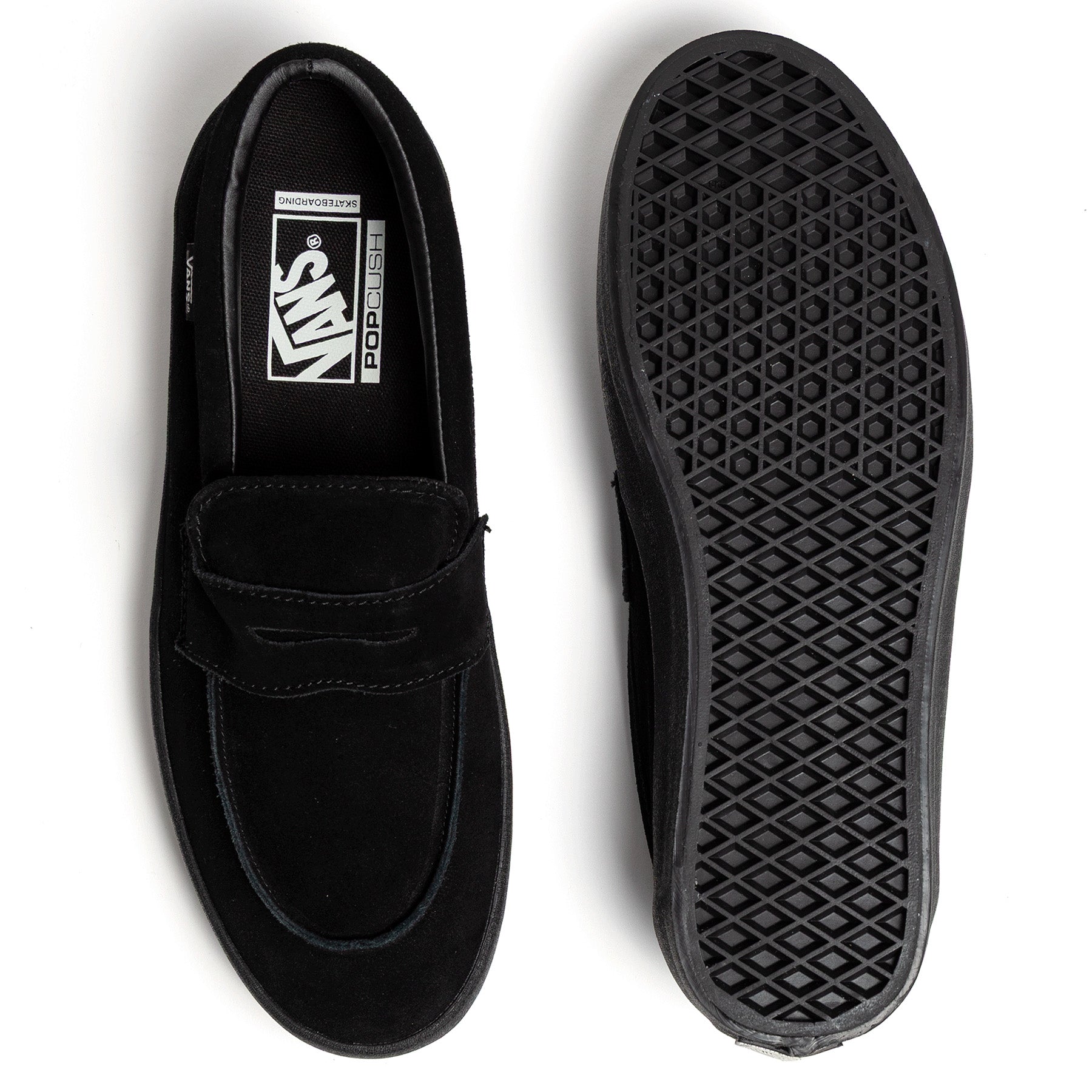 Vans Skate Loafer Suede Black/Black - Orchard Skateshop