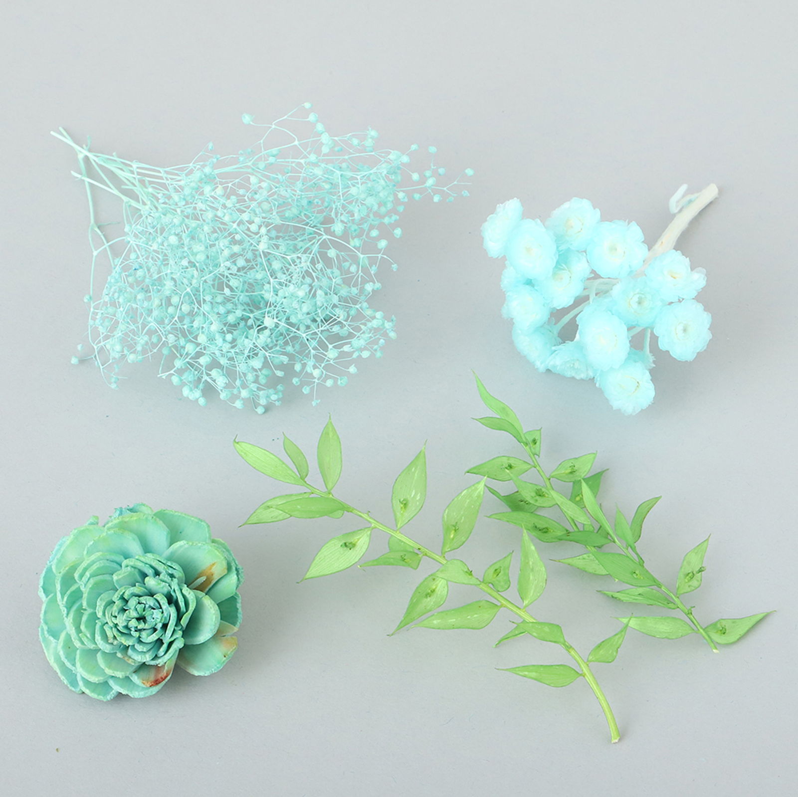 FMﾌﾗﾜｰｱｿｰﾄ ｴﾒﾗﾙﾄﾞｸﾞﾘｰﾝ 4種ｱｿｰﾄ: プリザーブドフラワー ｜ YDM