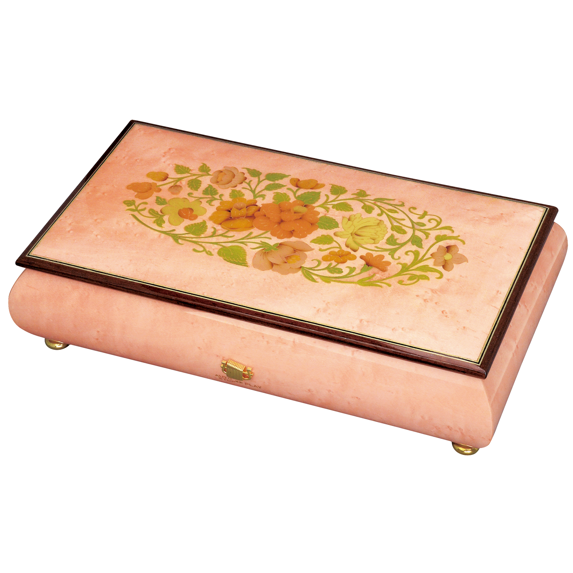 曲が選べる・誕生日に人気】【EX242】50弁 ORPHEUS イタリア象嵌小物