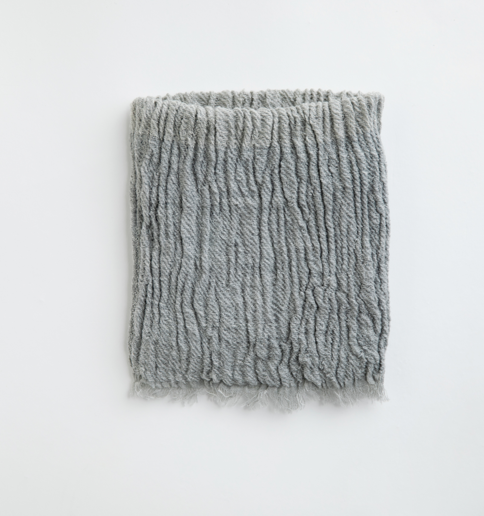 ウール ネックウォーマー ライトグレー×アッシュ | 【公式】工房織座