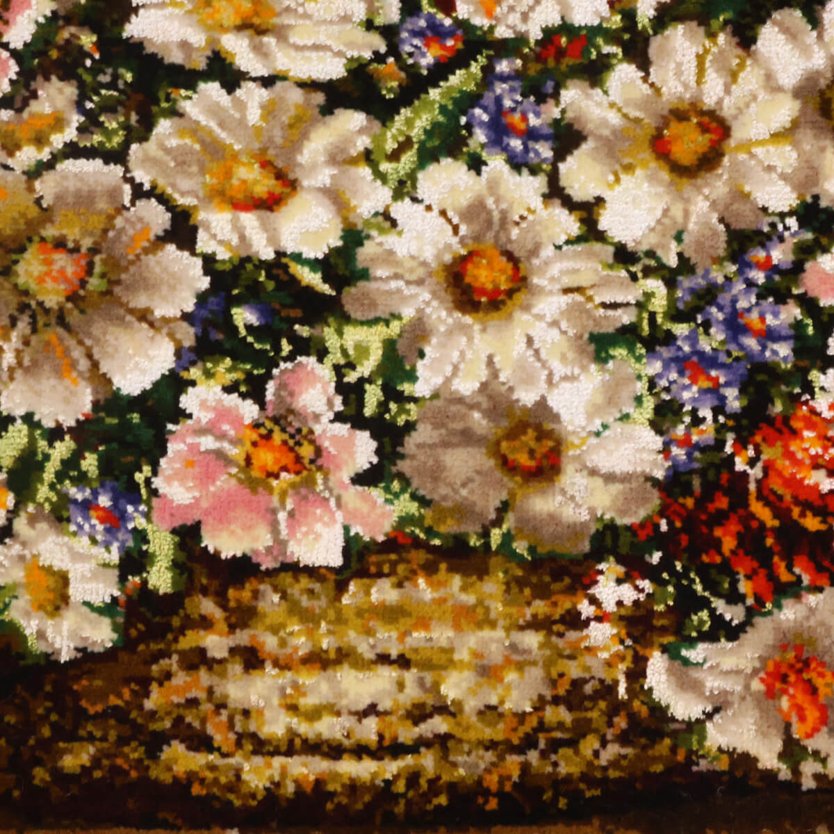 ペルシャ絨毯 タブリーズ産 絵画絨毯 78×58cm（FP-70261） – ギャッベ