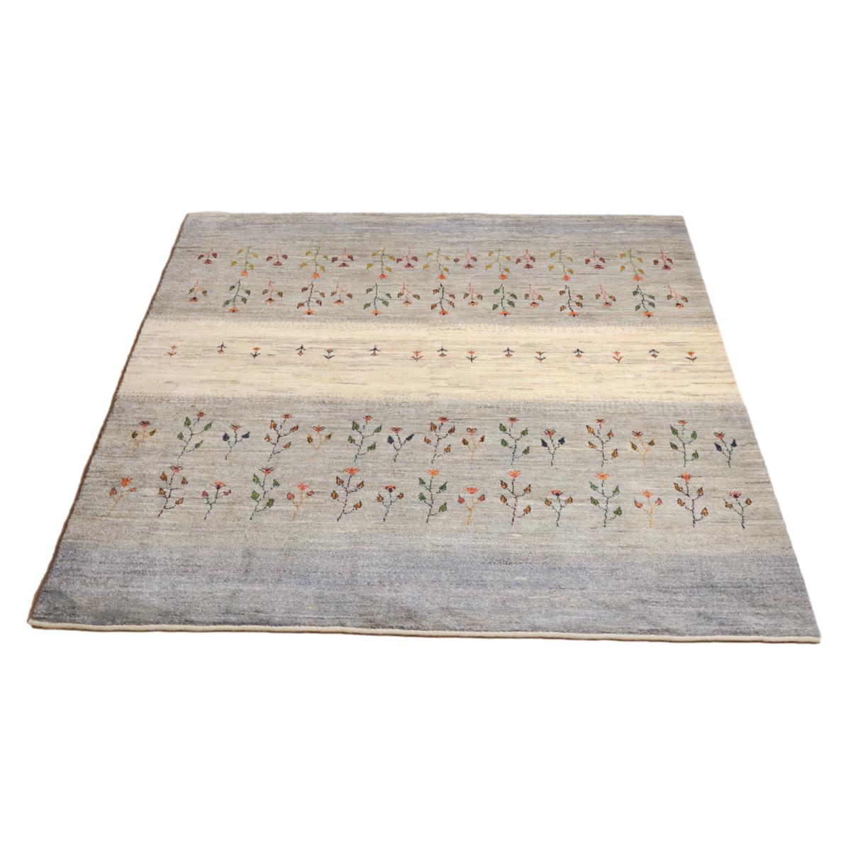 プレミアムギャッベ,アマレ,ラグ,188×199cm,手織り,ウール,ペルシャ