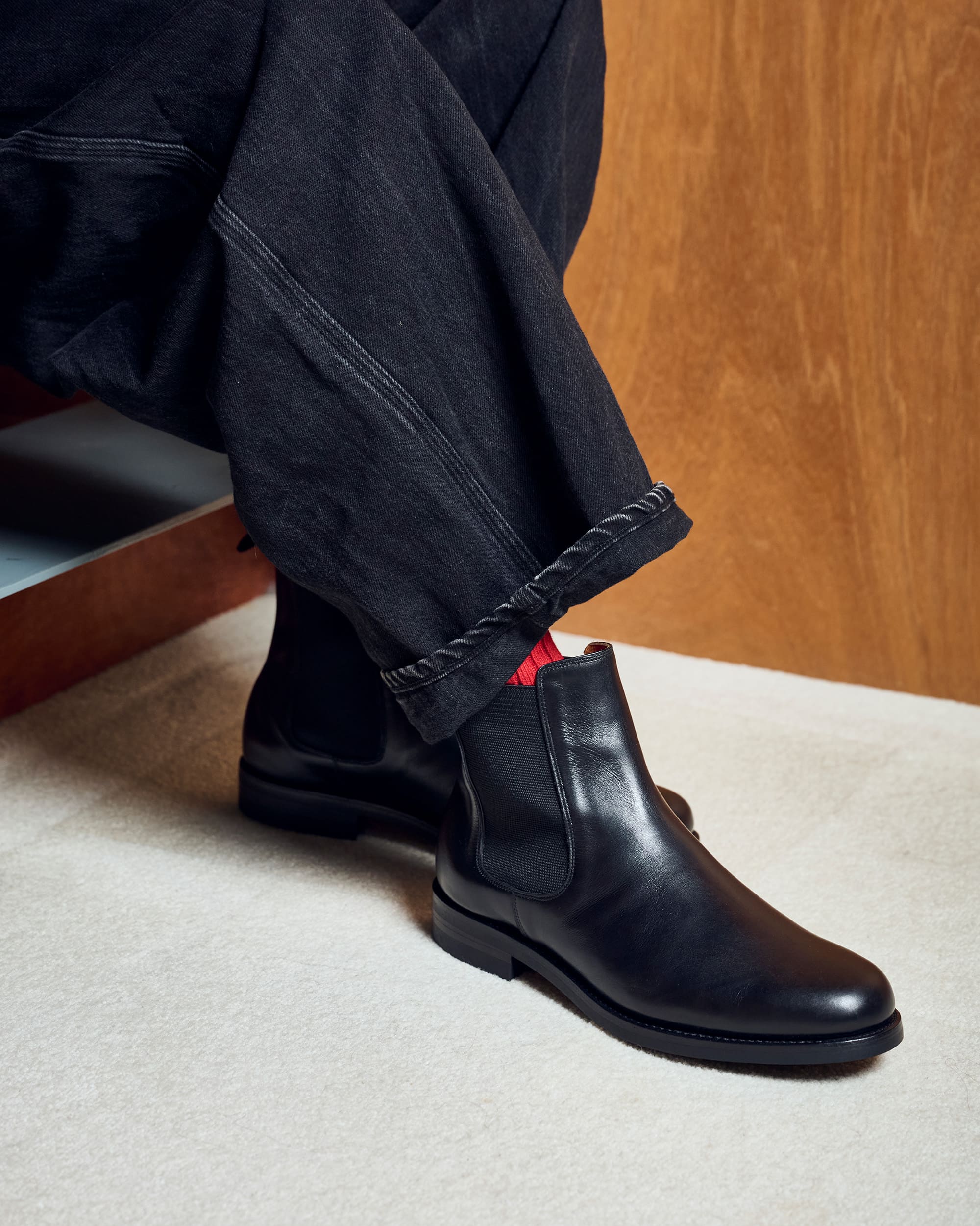 SALE ORIENTAL オリエンタル 700 GLOSTER Black (FG-3700) サイドゴア