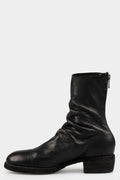 GUIDI 788ZX - Back zip leather boots, Black / Full Grain Horse