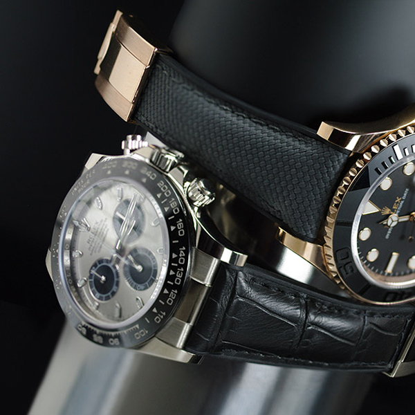 ロレックス デイトナ オイスターフレックスモデル専用 グレー〔バリ