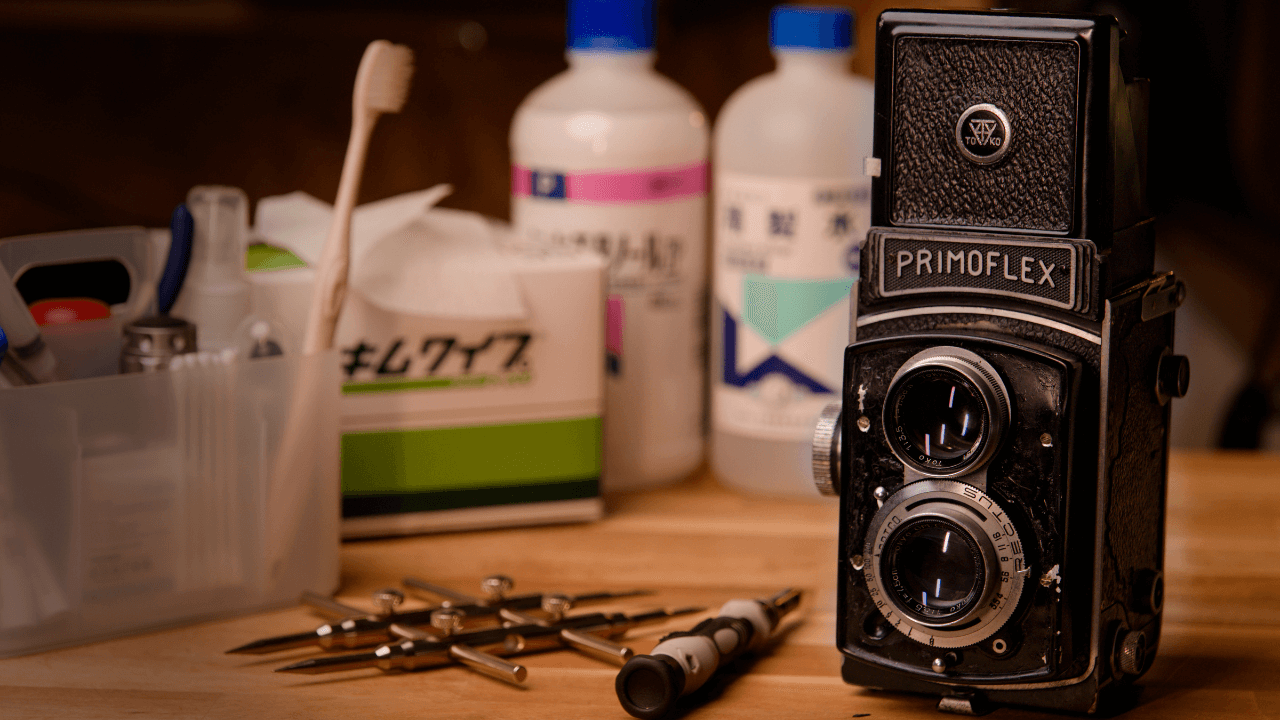 ジャンクの2眼レフ買ってセルフ修理してみた｜ギアログ Gear Log