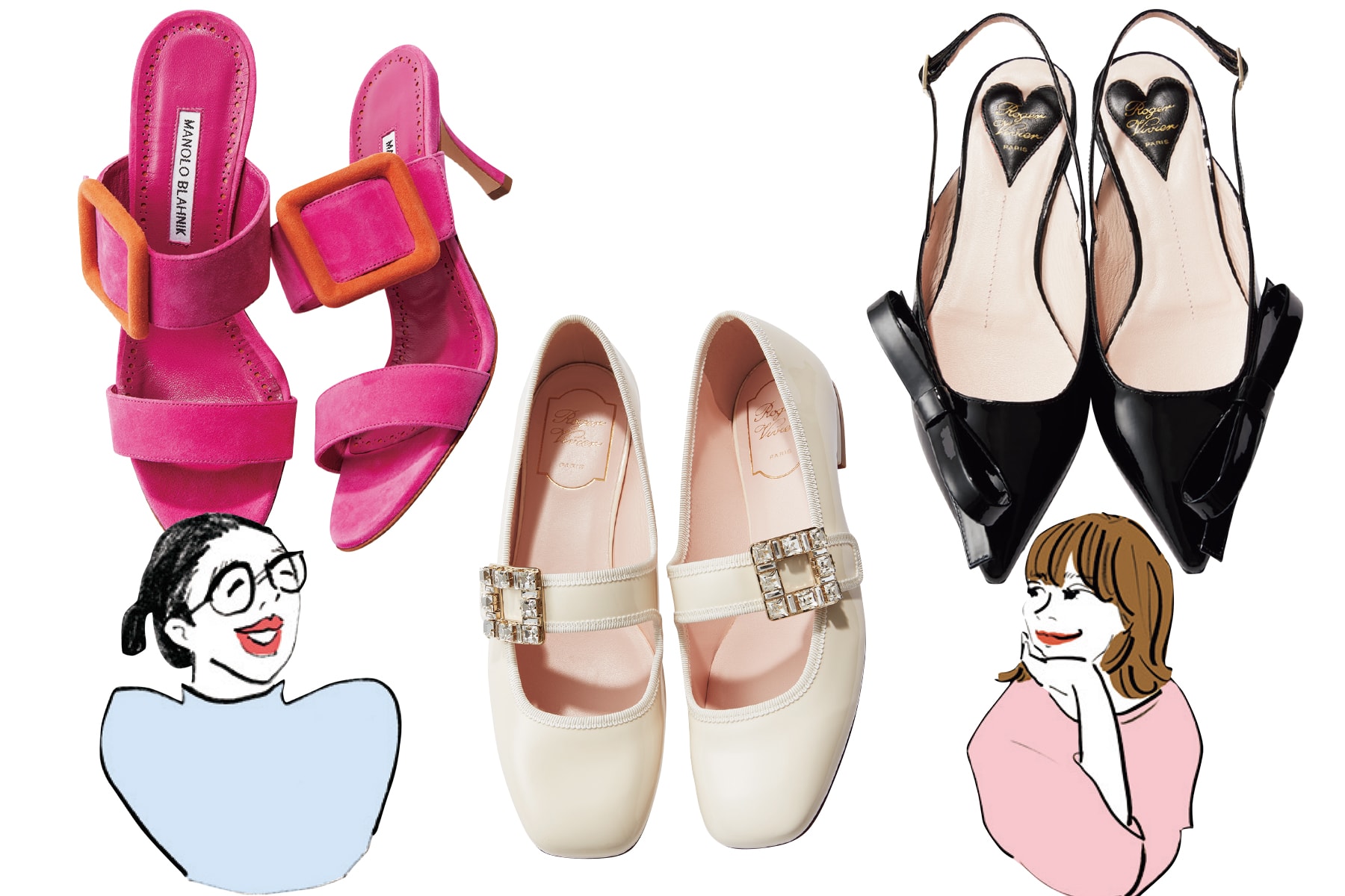 甘さの【ロジェ ヴィヴィエ】と永遠の定番【マノロ ブラニク】。使える