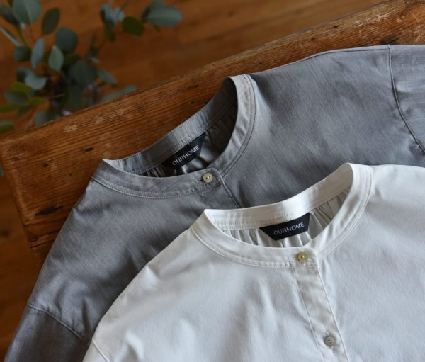 後ろギャザーのきれいめブラウス – OURHOME