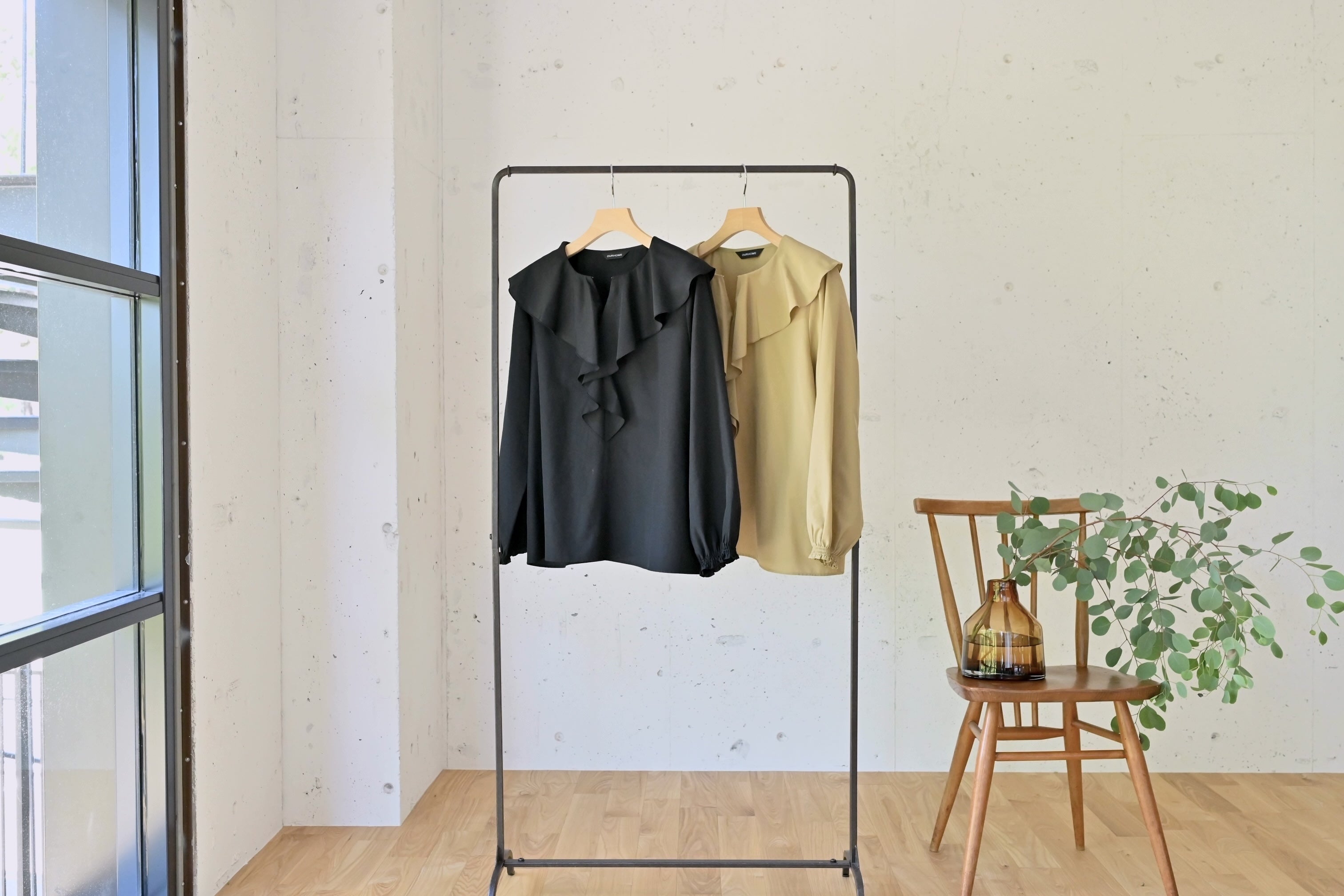 フリルカラーブラウス – OURHOME