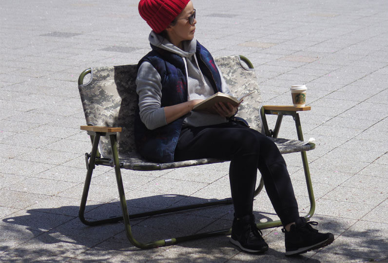 OUTPUT LIFE x Peregrine Furniture FOLDING SOFA -LIMITED EDITION