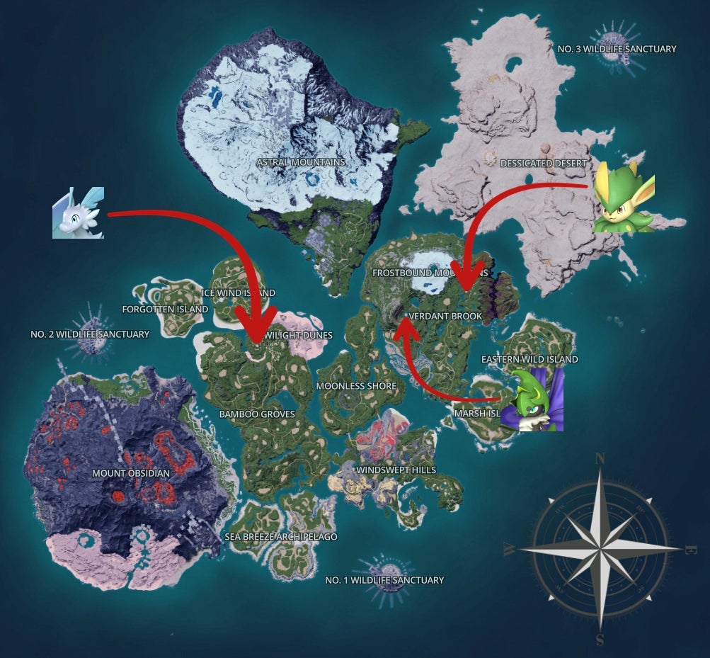 Legendary Blueprints in the Version 0.2.0.6 Update - Palworld