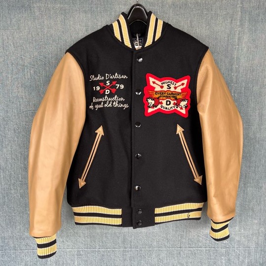 S.ダルチザン・技術が特に優れた桐生市相良刺繍製作の馬革袖の