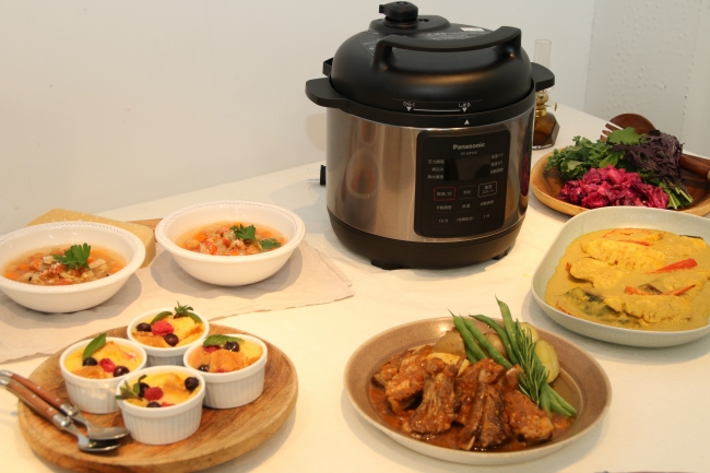 パナソニック電気圧力なべは時短で本格料理が作れる！圧力調理・無水