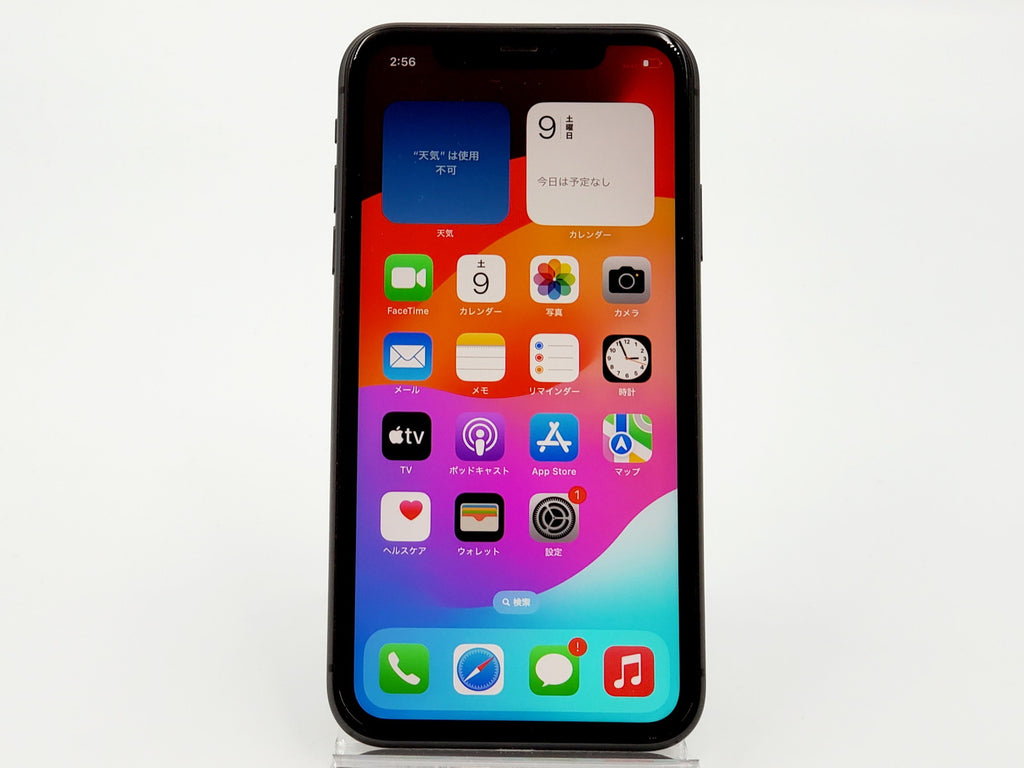 Dランク】SIMフリー iPhone11 128GB ブラック MWM02J/A A2221