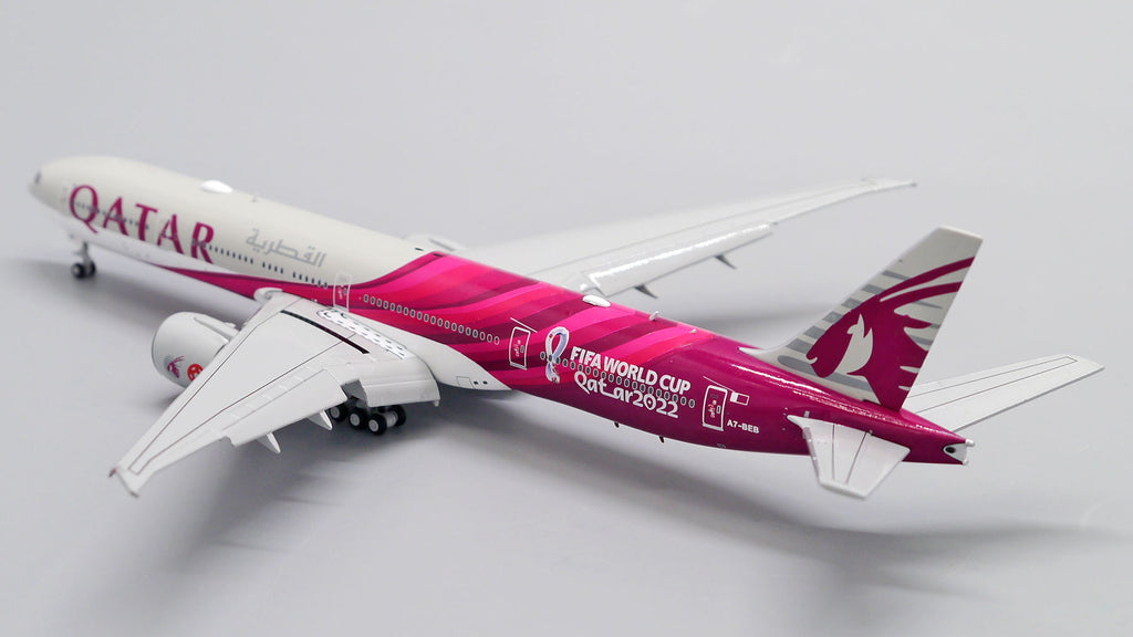 Qatar Airways Boeing 777-300ER Flaps Down A7-BEB FIFA World Cup
