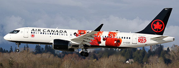 Air Canada Airbus A220-300 C-GVDP Turning Red JC Wings SA2ACA011