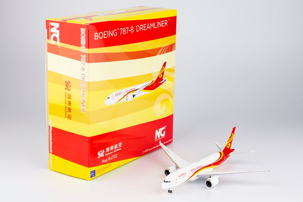 Hainan Airlines Boeing 787-8 B-2722 NG Model 59002 Scale 1:400