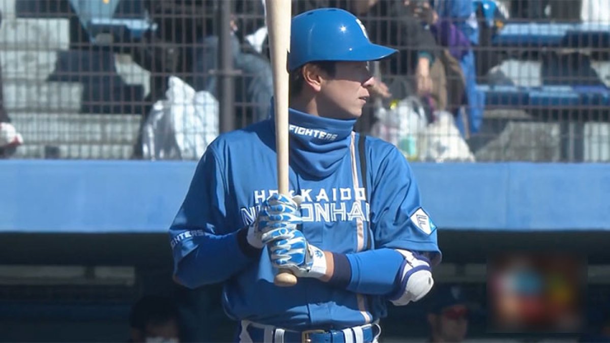 松本剛、万波中正がOP戦初ホームラン！ 北海道日本ハムが完封勝利｜パ