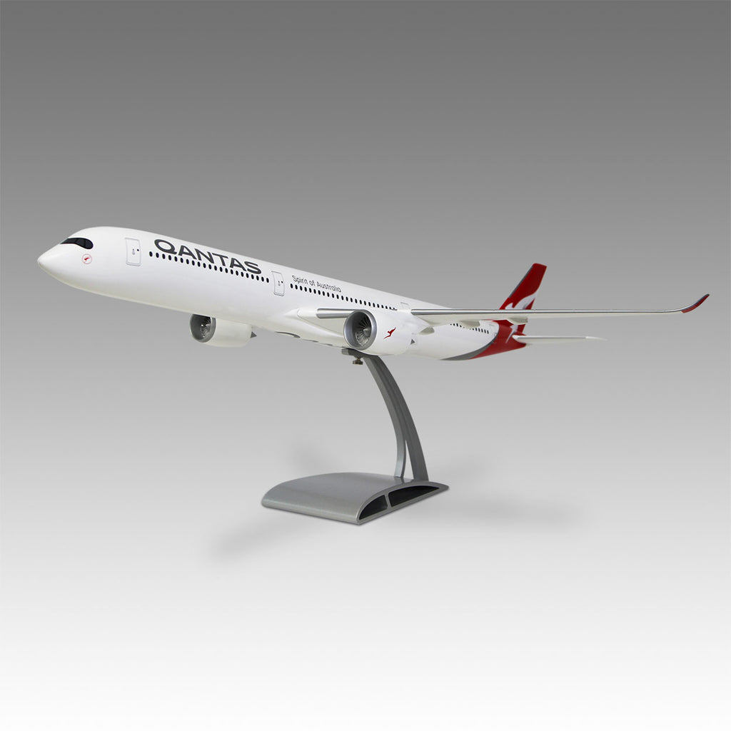 Qantas Airbus A350-1000 Desktop Model in 1/100 Scale — The Model