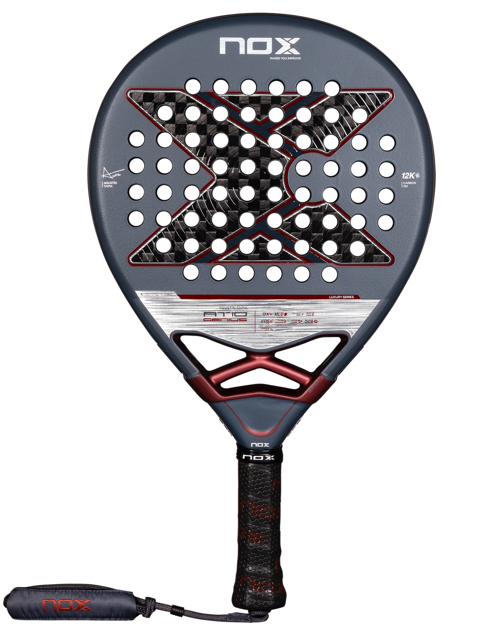 Nox AT10 Luxury GENIUS 12K 2025 by Agustin Tapia Padel Racket